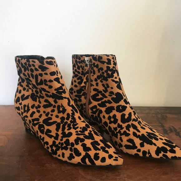 Leopard print ankle boot TOPSHOP - Picture 2 of 4